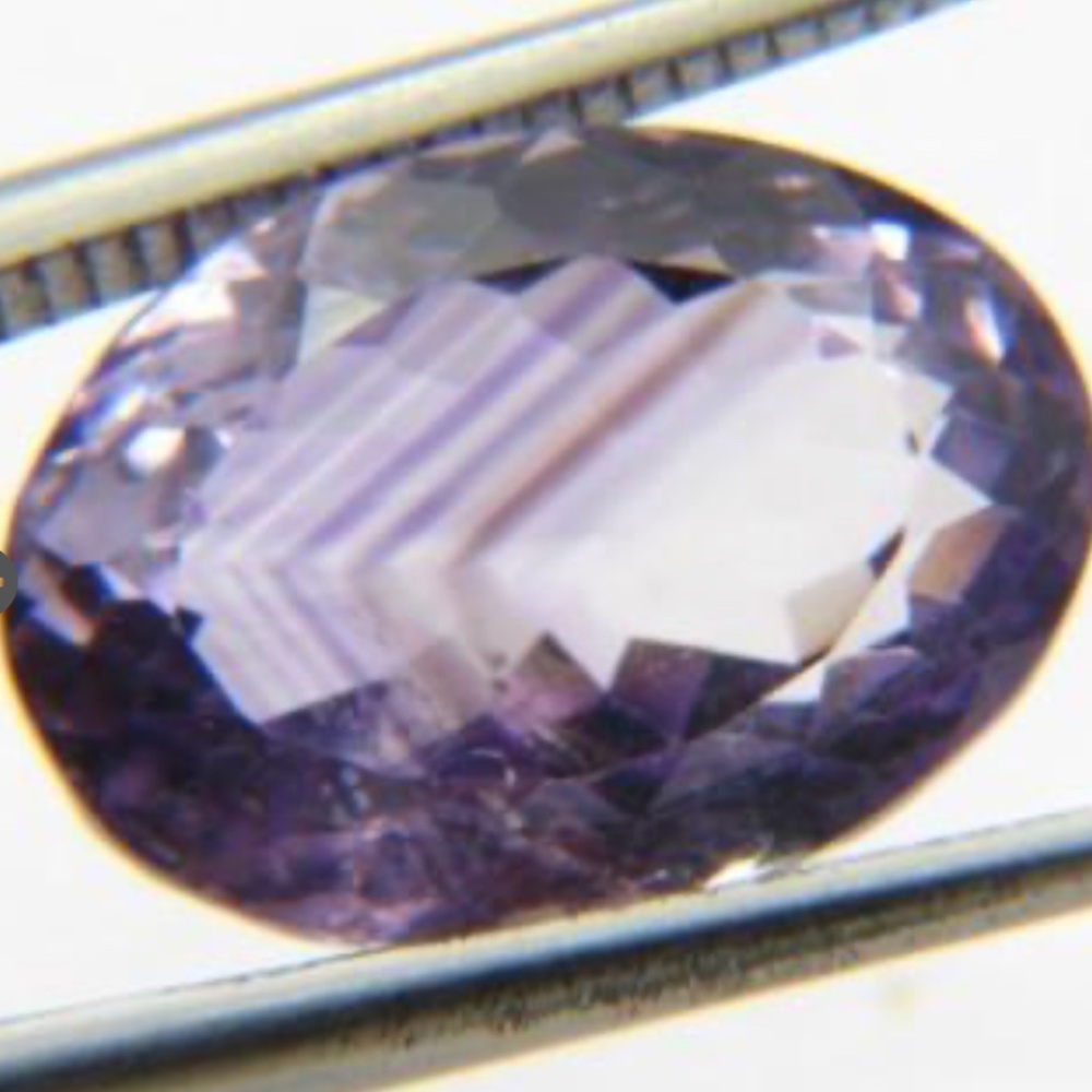 7.000 CTW, A Grade, Oval Cut Brazilian Amethyst